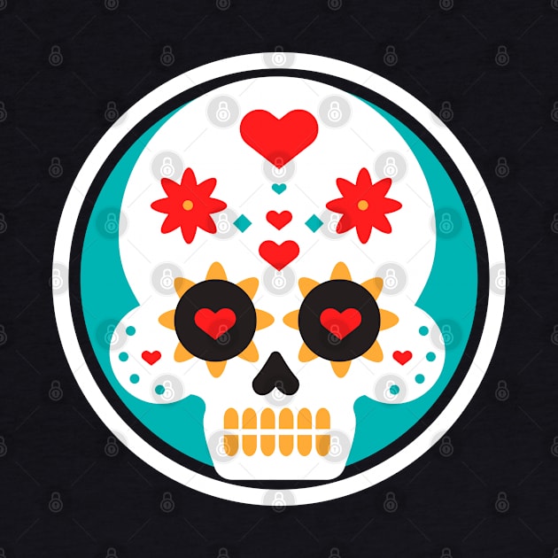Viva Mexico Sugar Skull by machmigo